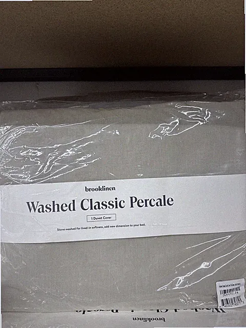 1 Duvet Cover Brooklinen Washed Classic Percale Queen