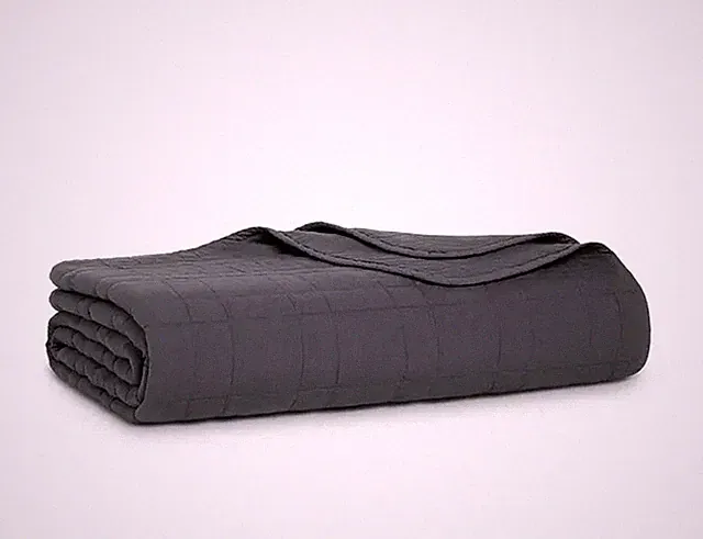 Brooklinen Lightweight Cotton Quilt Onyx/ Black 114" X 96" King $239 Portugal