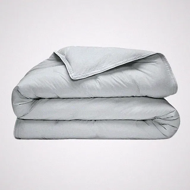 Brooklinen Washed Classic Comforter ( Full Queen,Mist Chambray)