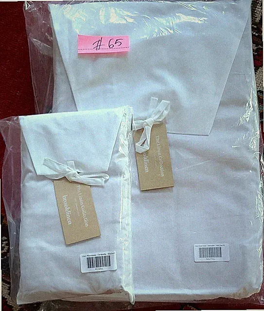 Brooklinen Washed Linen Duvet 3-Piece Set Pillowcases Terracotta Twin/TwinXL #65