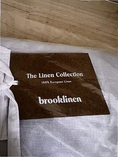 new Brooklinen 2 Linen Standard Pillowcases Set Pair Plum raisin fall color