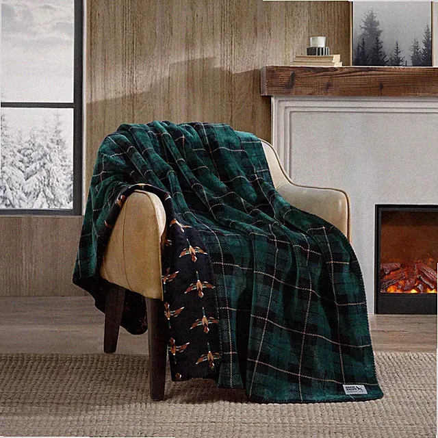 Throw Blanket, Ultra-Soft Plush & Reversible Bedding, Throw Blanket for Cou...